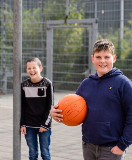Leerlingen, jongens, voetbal
