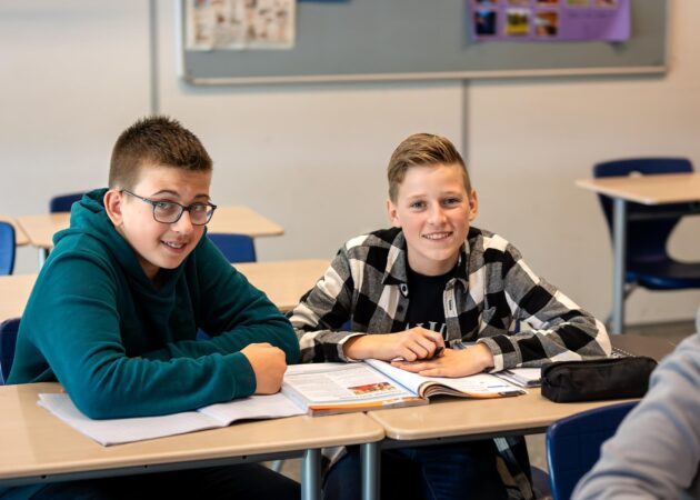 Leerlingen in de klas